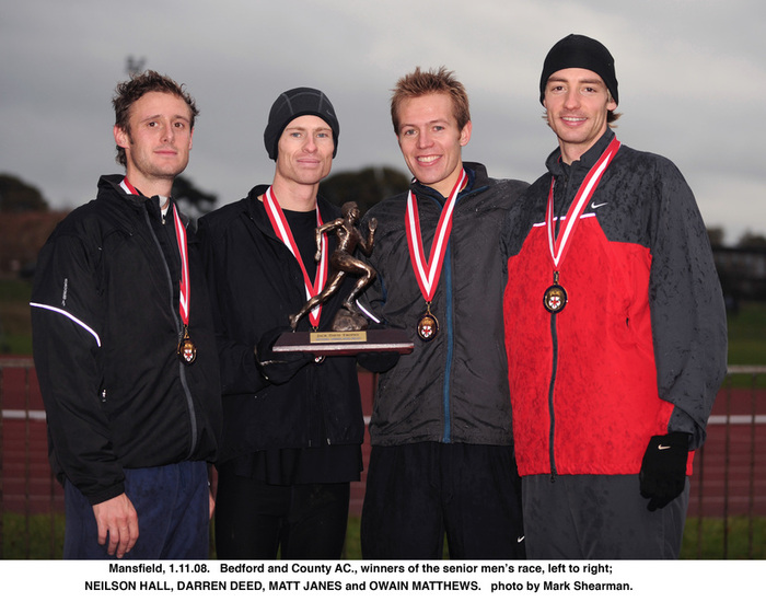 winners - senior men - xc relays 2008